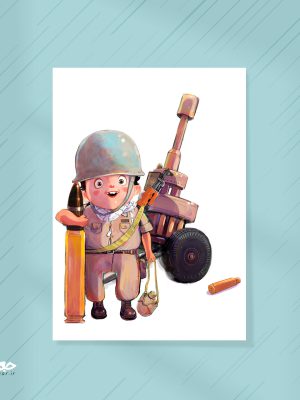 تصویرسازی سرباز نوجوان