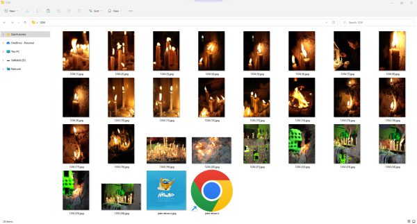 مجموعه تصاویر شمع