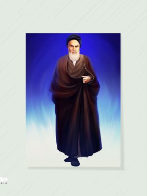 نقاشی امام خمینی